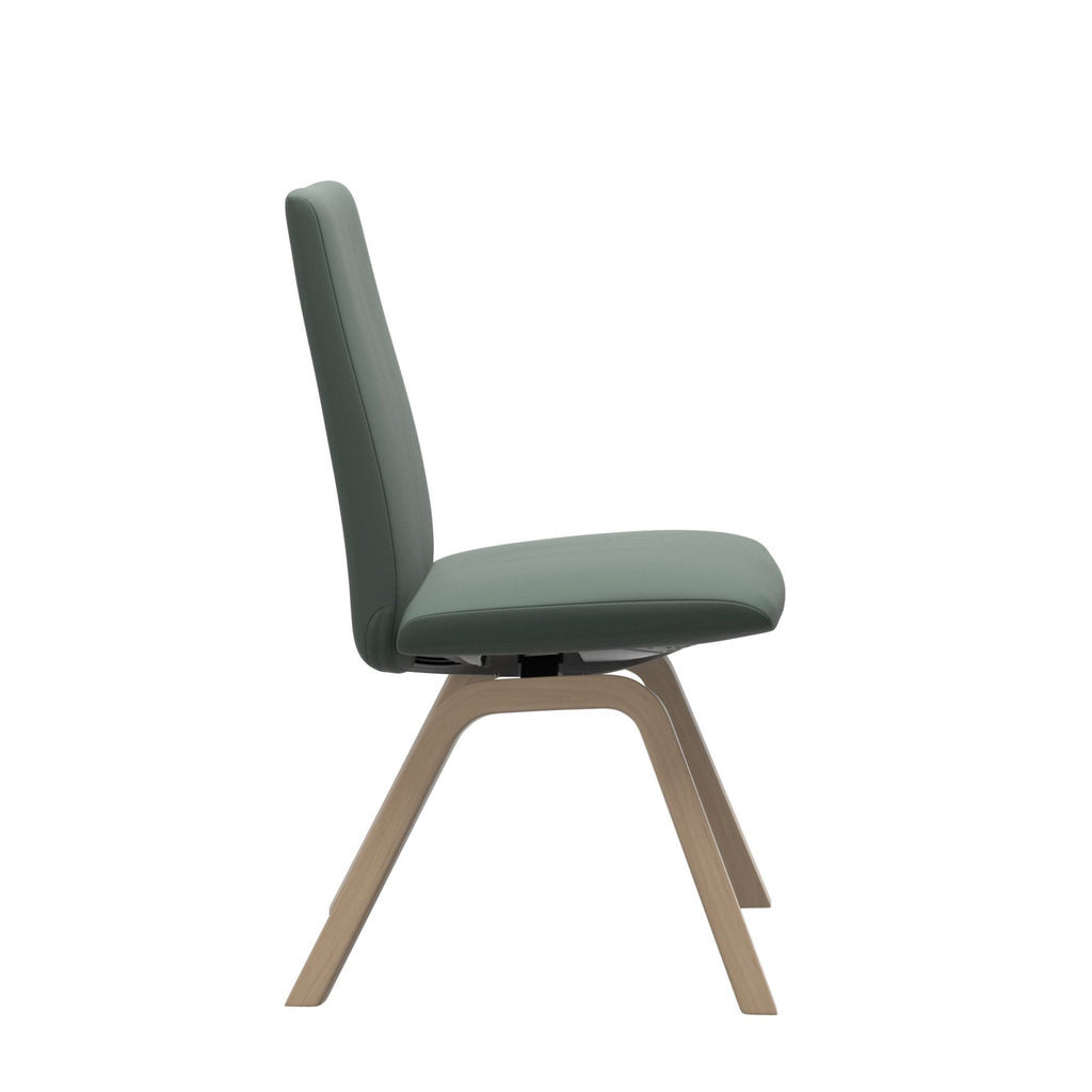 Stressless Laurel Low Back Dining Chair with Contemporary Base
