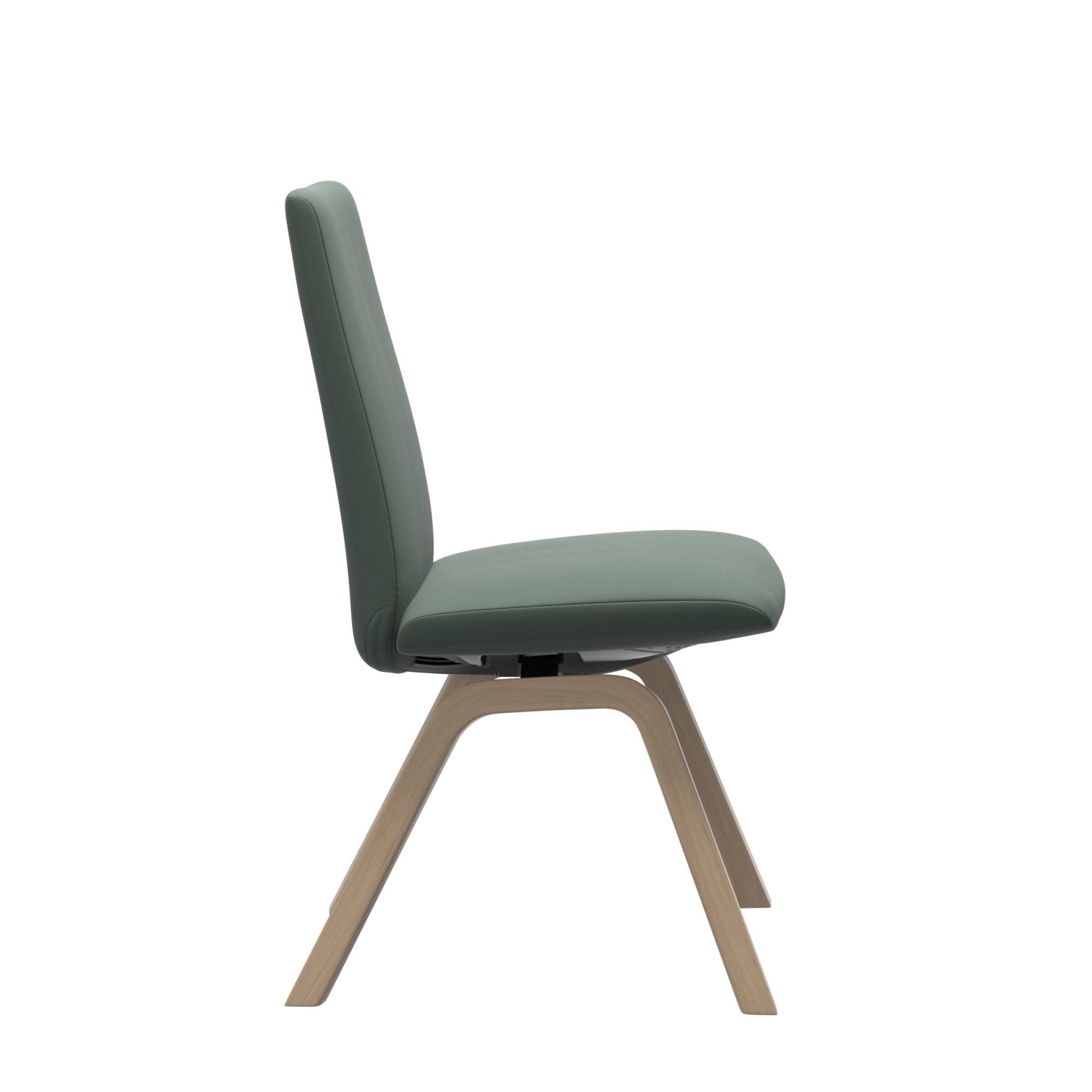 Stressless Laurel Low Back Dining Chair with Contemporary Base