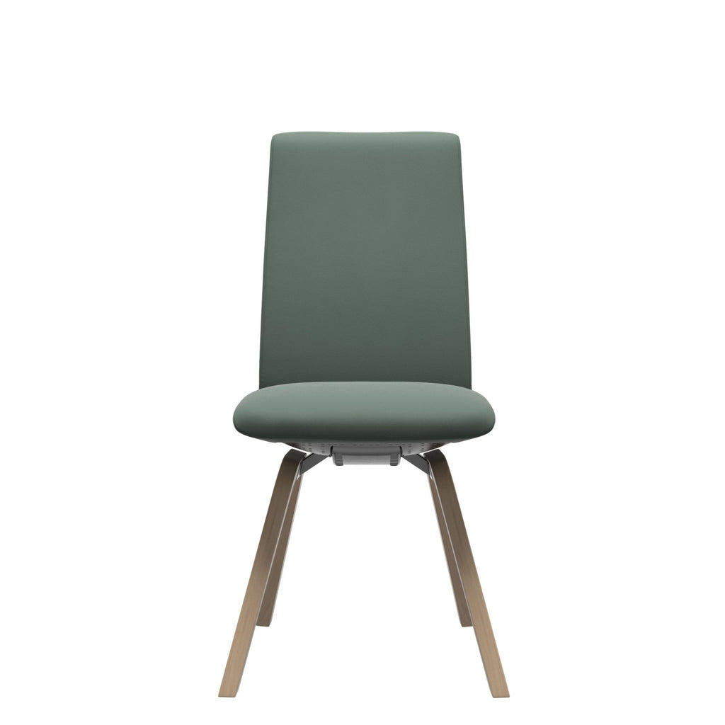 Stressless Laurel Low Back Dining Chair with Contemporary Base