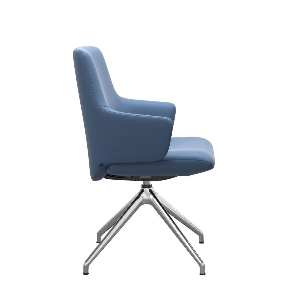 Stressless Laurel Low Back Dining Chair with Cross Base