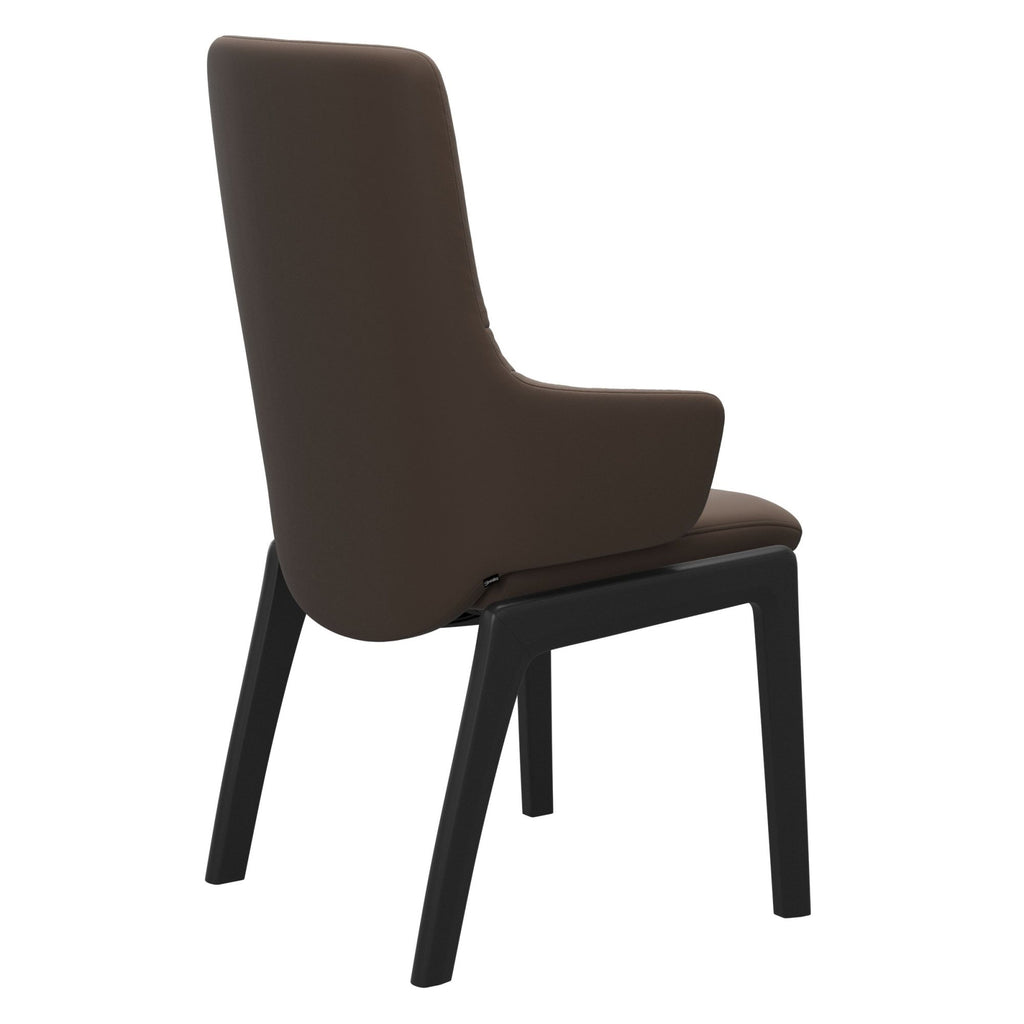 Stressless Mint High Back Dining Chair with Traditional Base