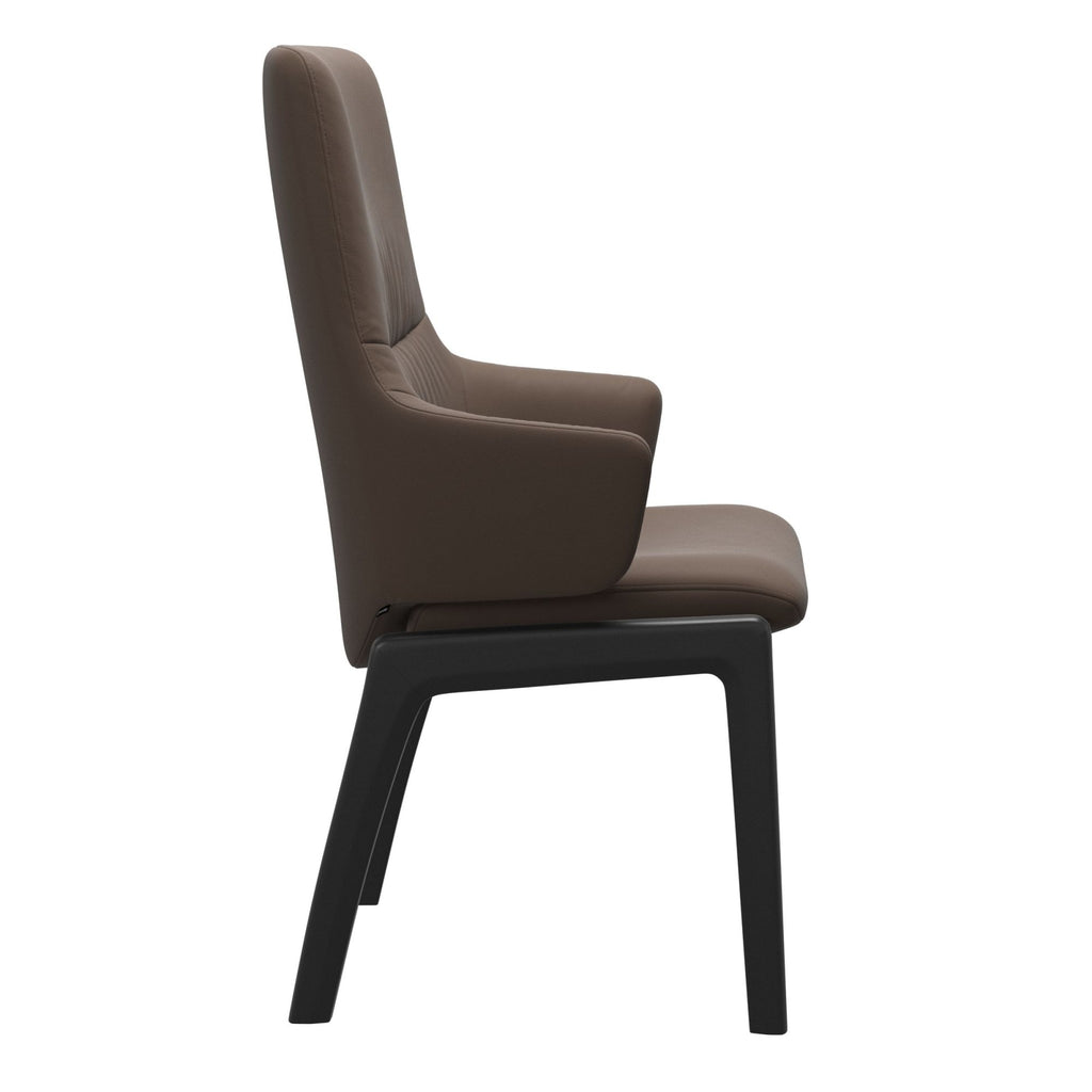 Stressless Mint High Back Dining Chair with Traditional Base