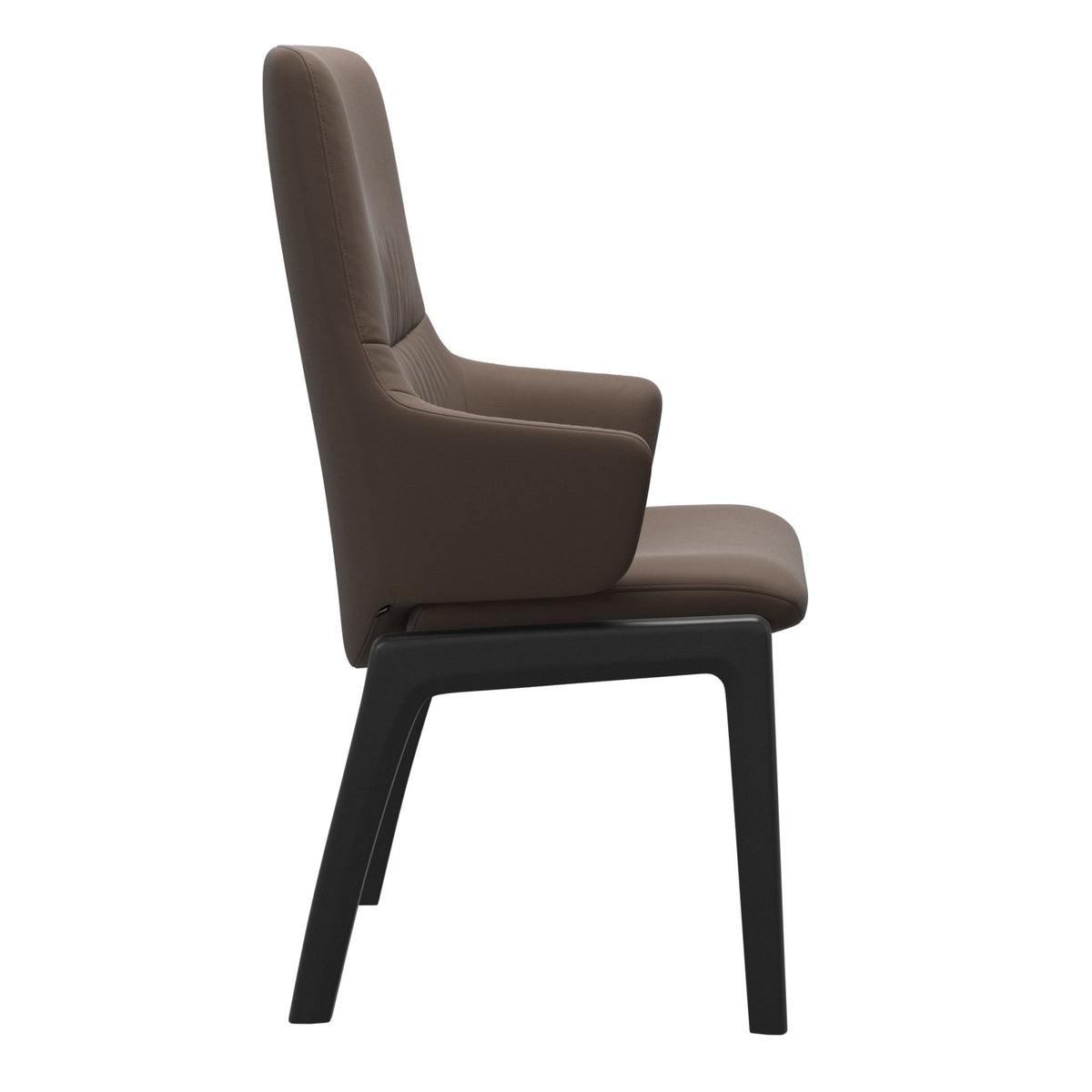Stressless Mint High Back Dining Chair with Traditional Base