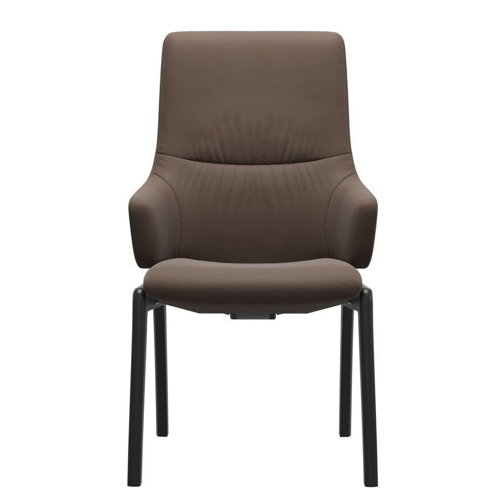 Stressless Mint High Back Dining Chair with Traditional Base