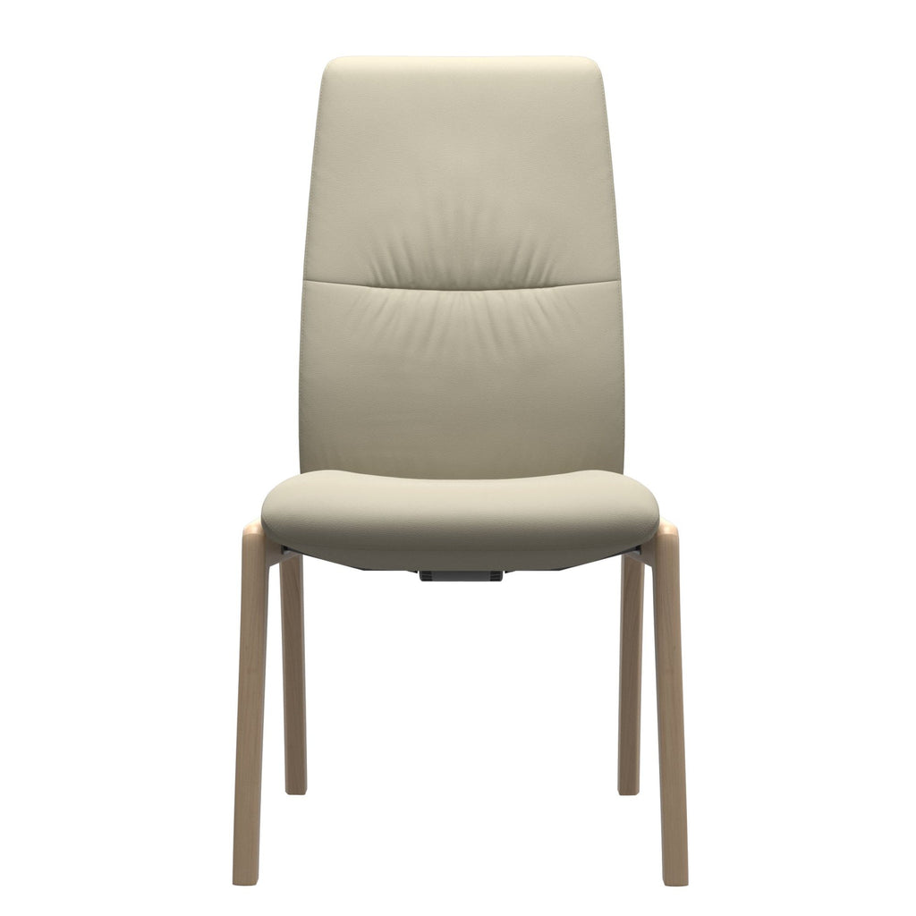 Stressless Mint High Back Dining Chair with Traditional Base