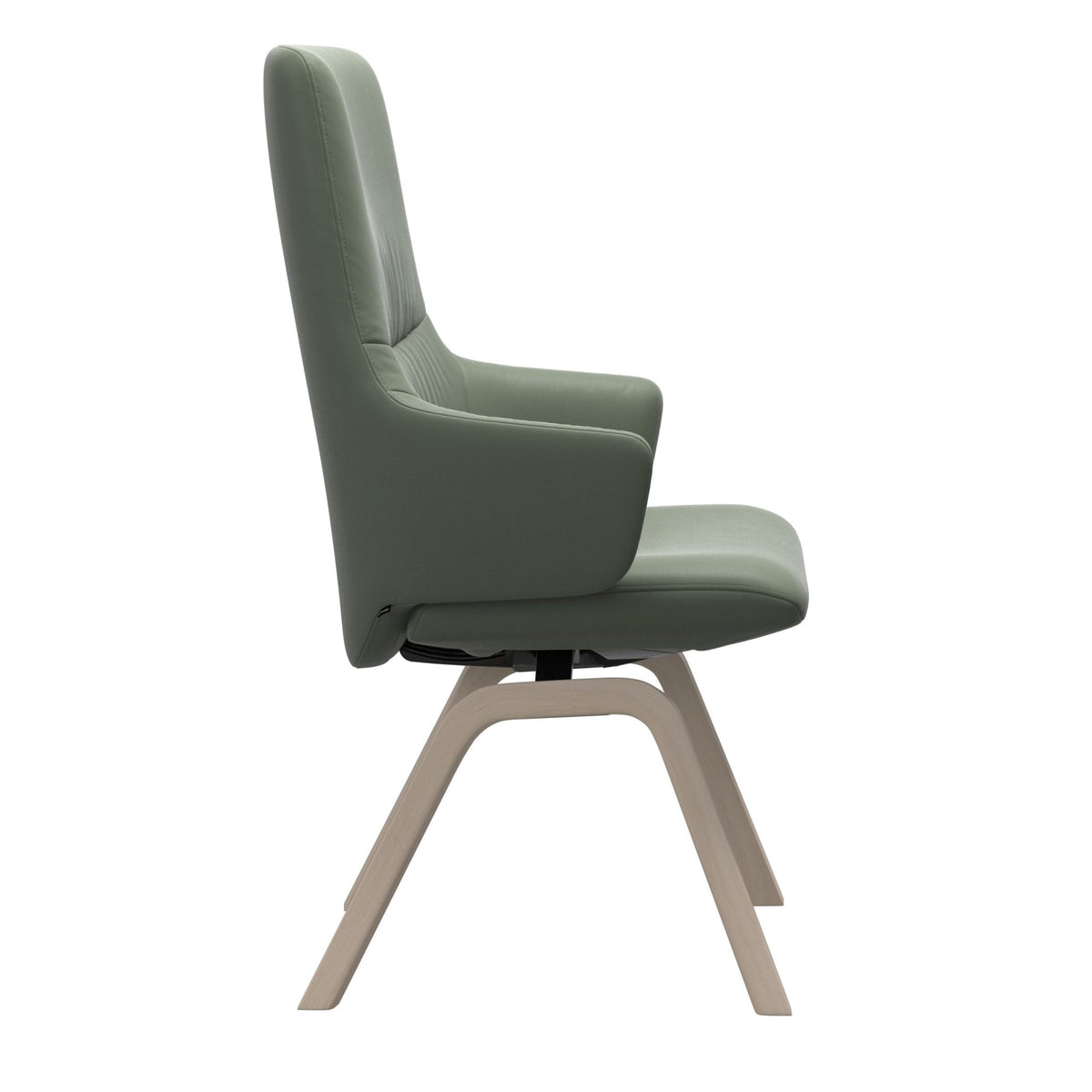 Stressless Mint High Back Dining Chair with Contemporary Base