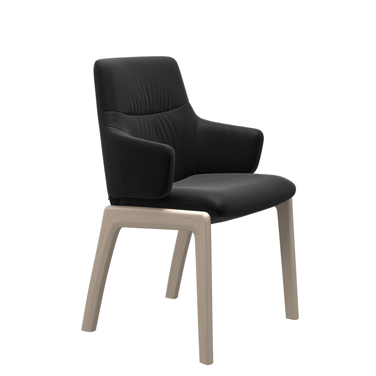 Stressless Mint Low Back Dining Chair with Traditional Base