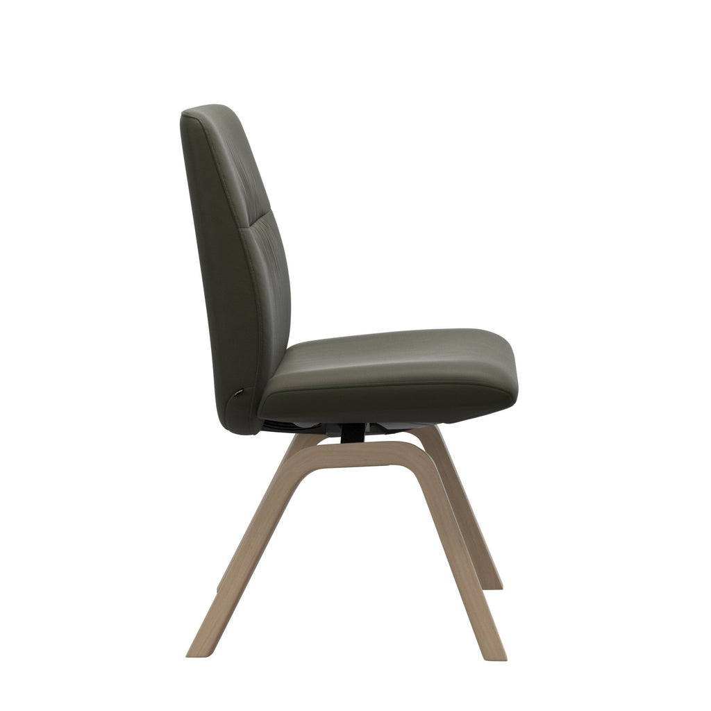 Stressless Mint Low Back Dining Chair with Contemporary Base
