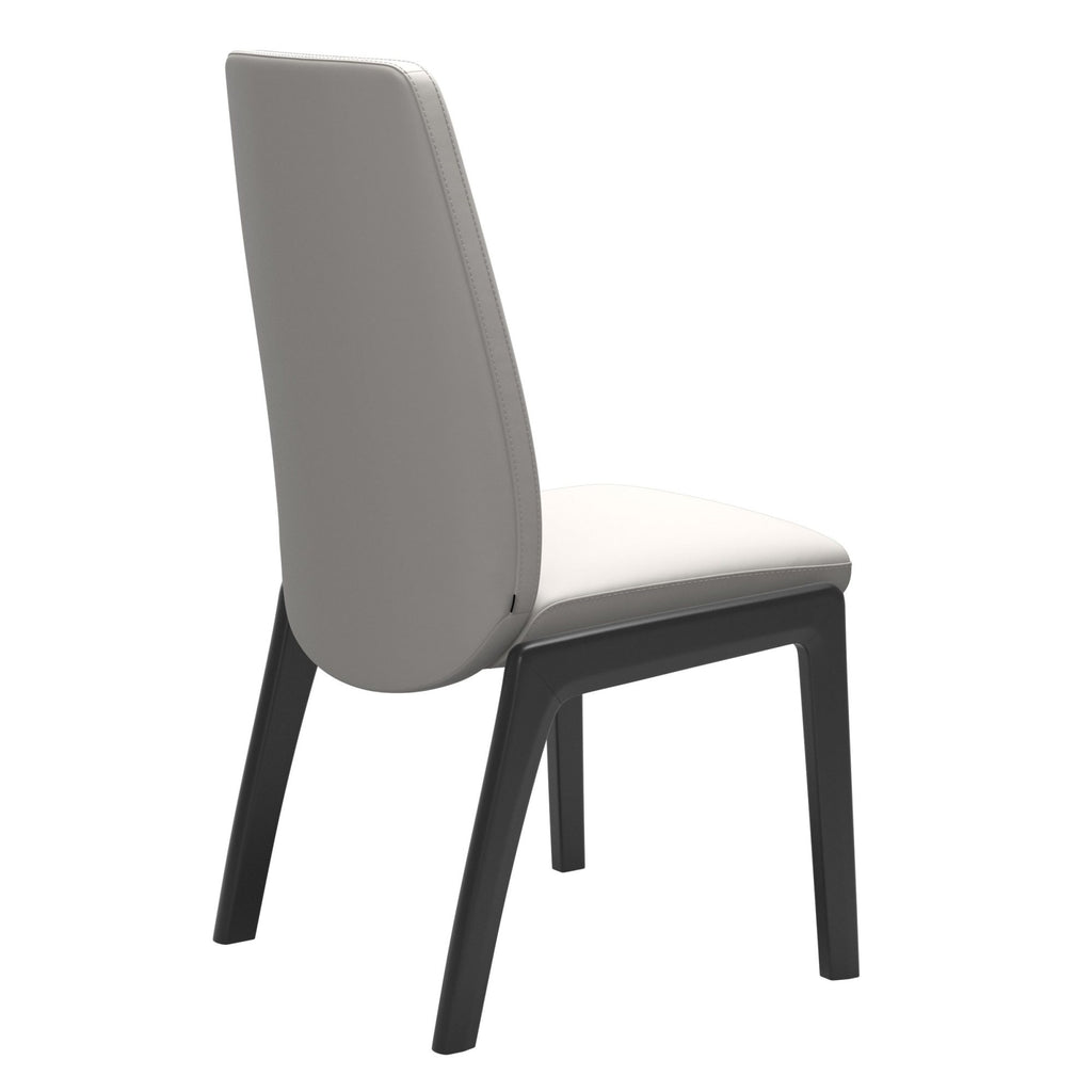 Stressless Vanilla High Back Dining Chair with Traditional Base