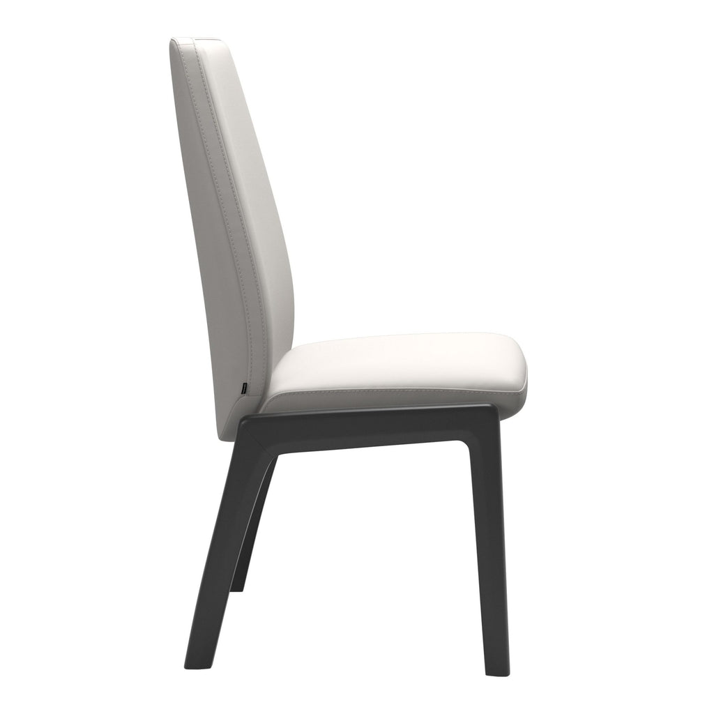 Stressless Vanilla High Back Dining Chair with Traditional Base