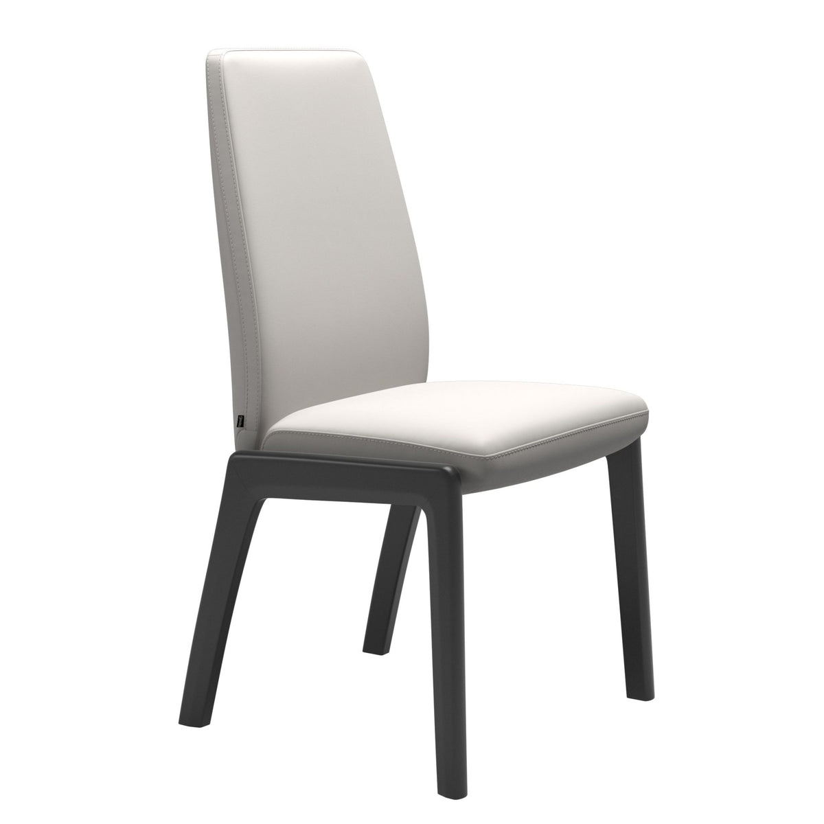 Stressless Vanilla High Back Dining Chair with Traditional Base