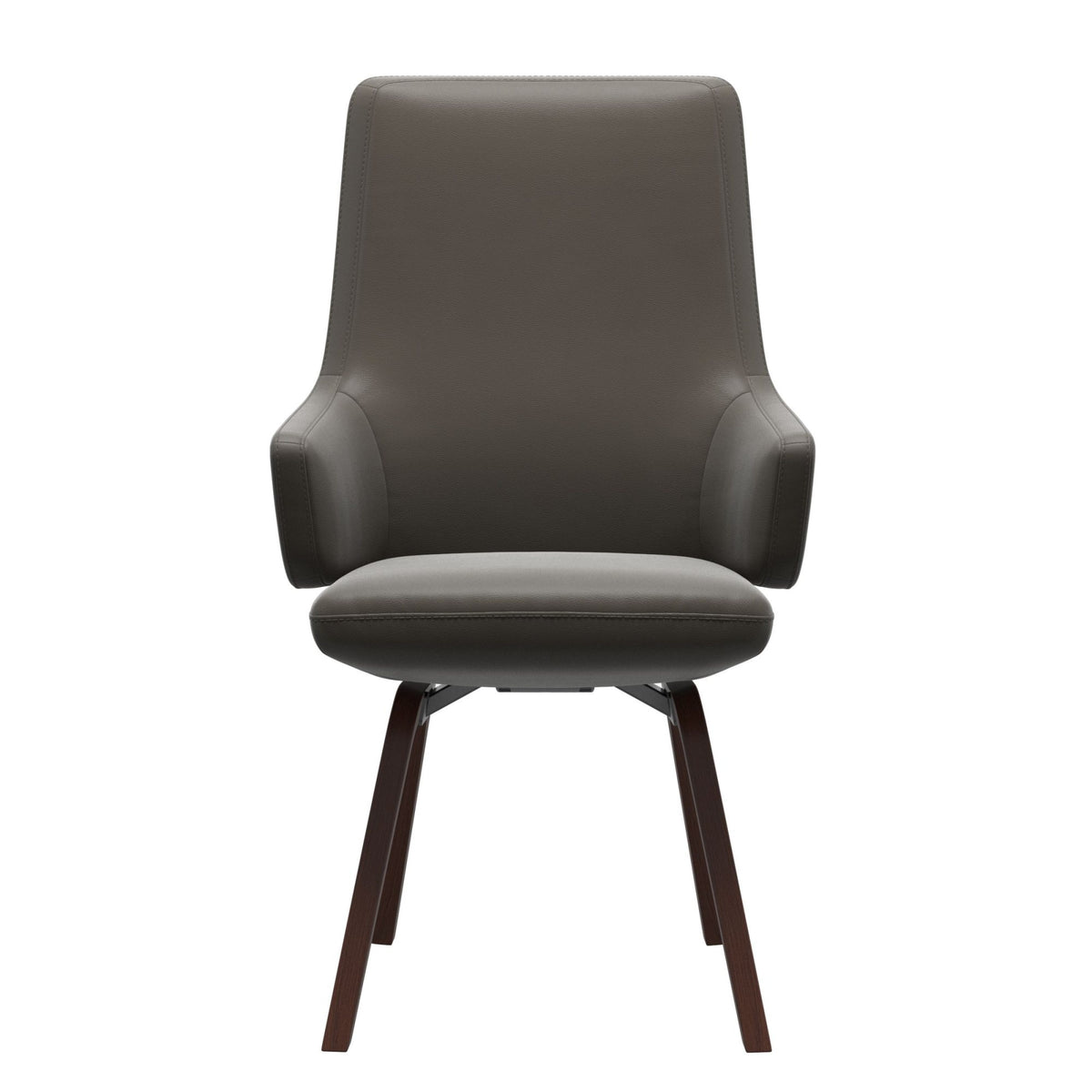 Stressless Vanilla High Back Dining Chair with Contemporary Base