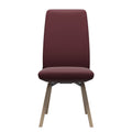 Stressless Vanilla High Back Dining Chair with Contemporary Base