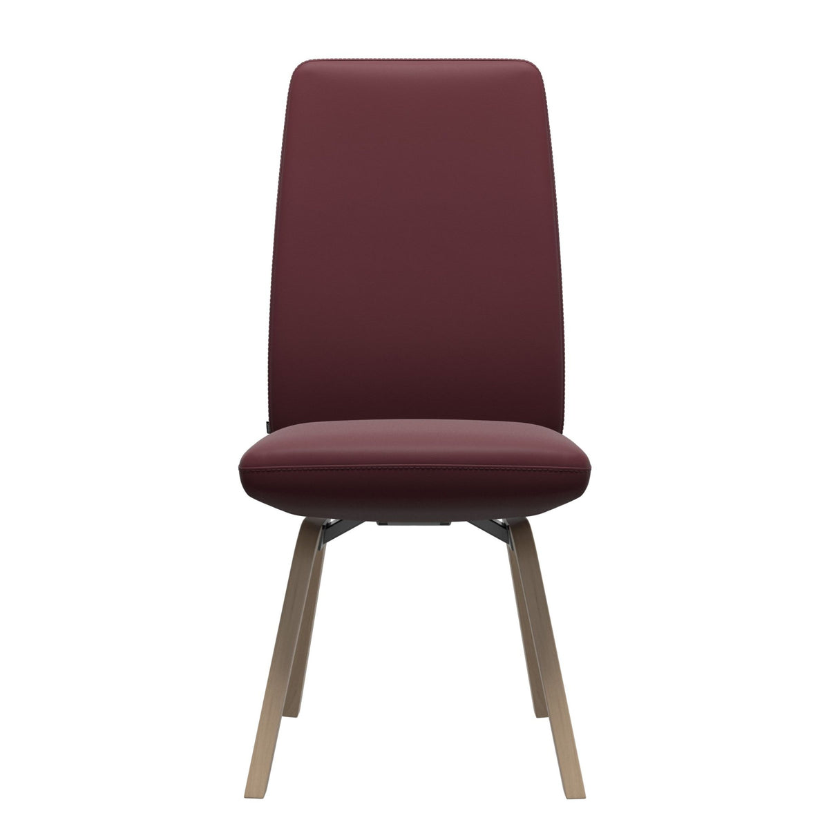 Stressless Vanilla High Back Dining Chair with Contemporary Base