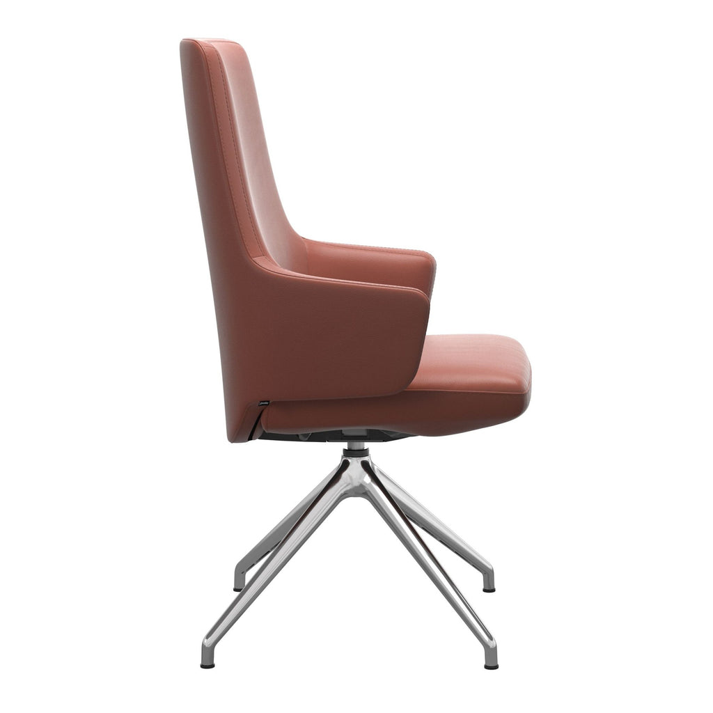 Stressless Vanilla High Back Dining Chair with Cross Base