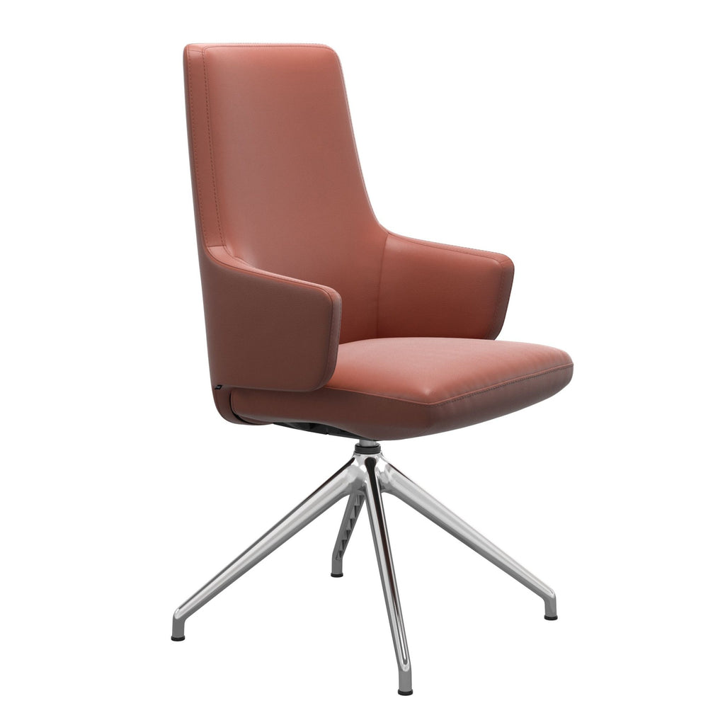 Stressless Vanilla High Back Dining Chair with Cross Base