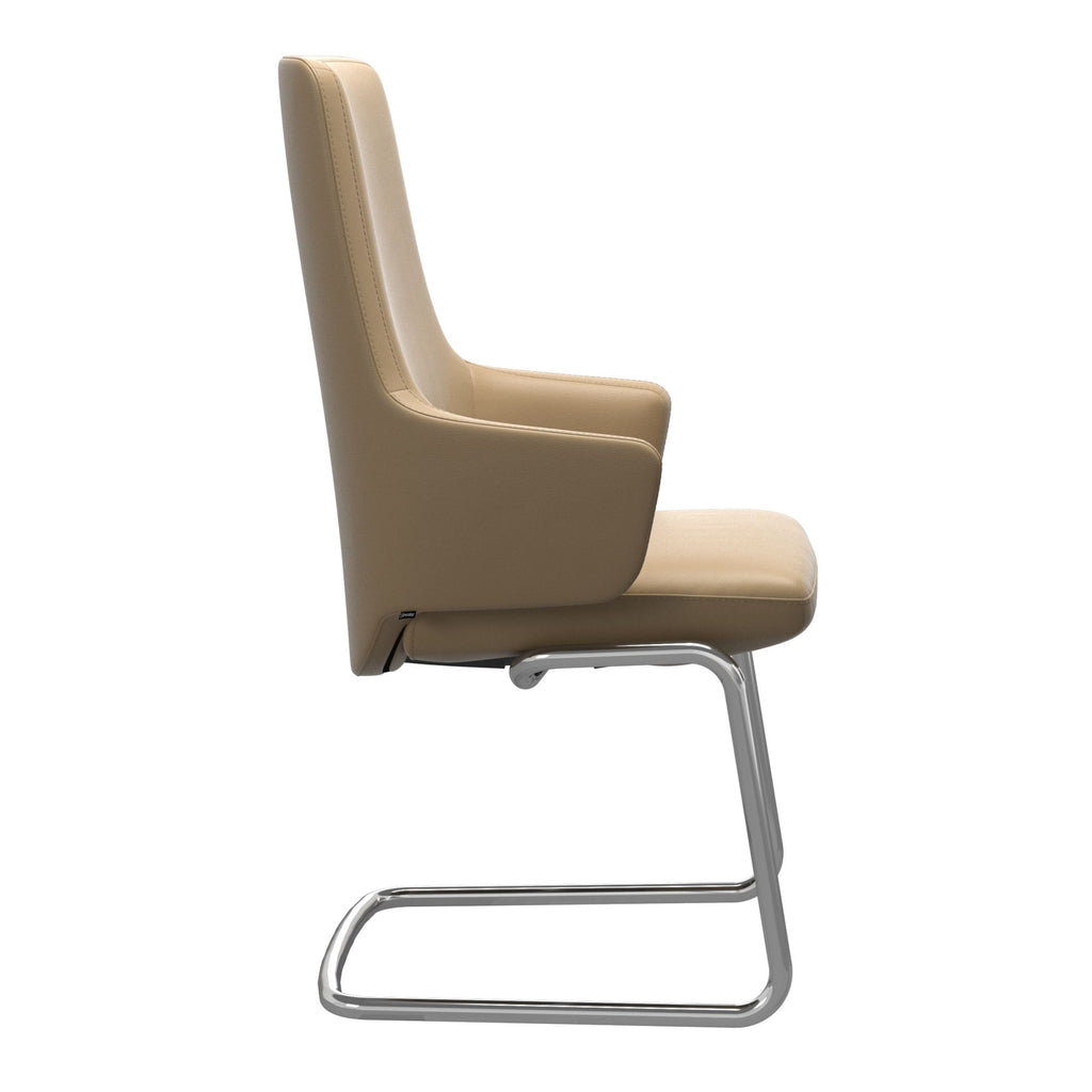 Stressless Vanilla High Back Dining Chair with Cantilever Base