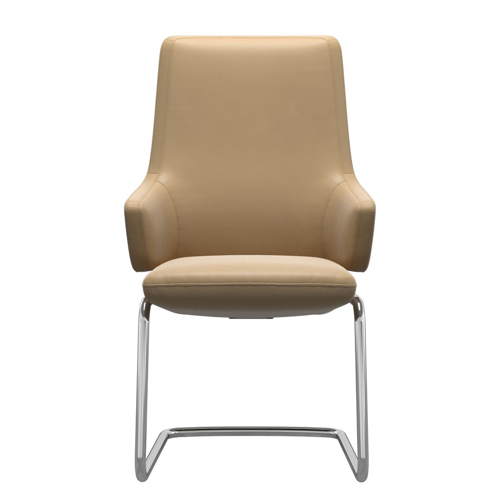 Stressless Vanilla High Back Dining Chair with Cantilever Base