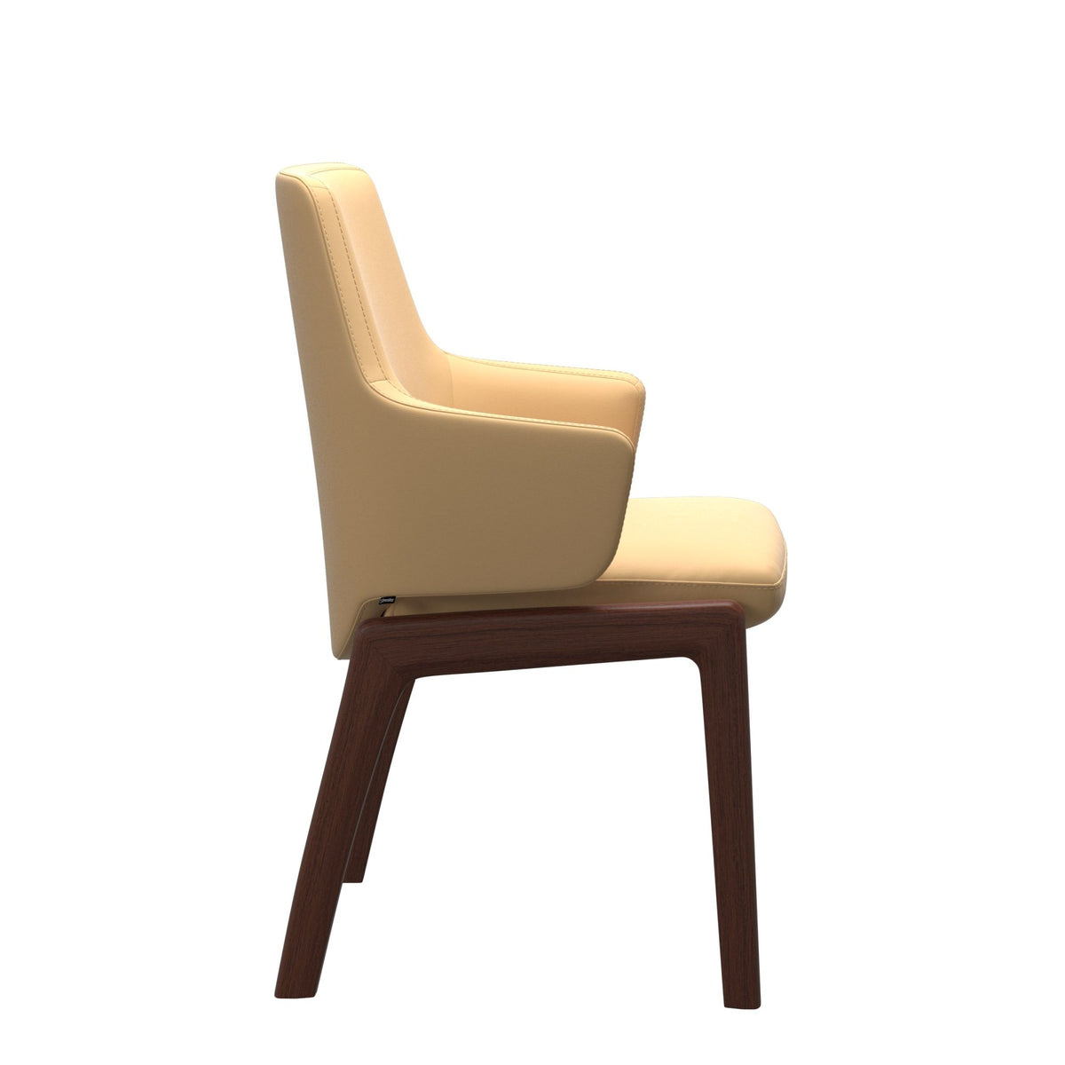 Stressless Vanilla Low Back Dining Chair with Traditional Base