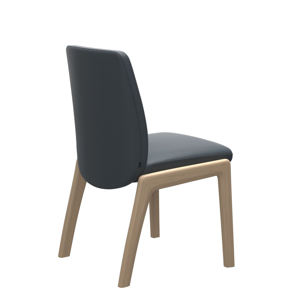 Stressless Vanilla Low Back Dining Chair with Traditional Base