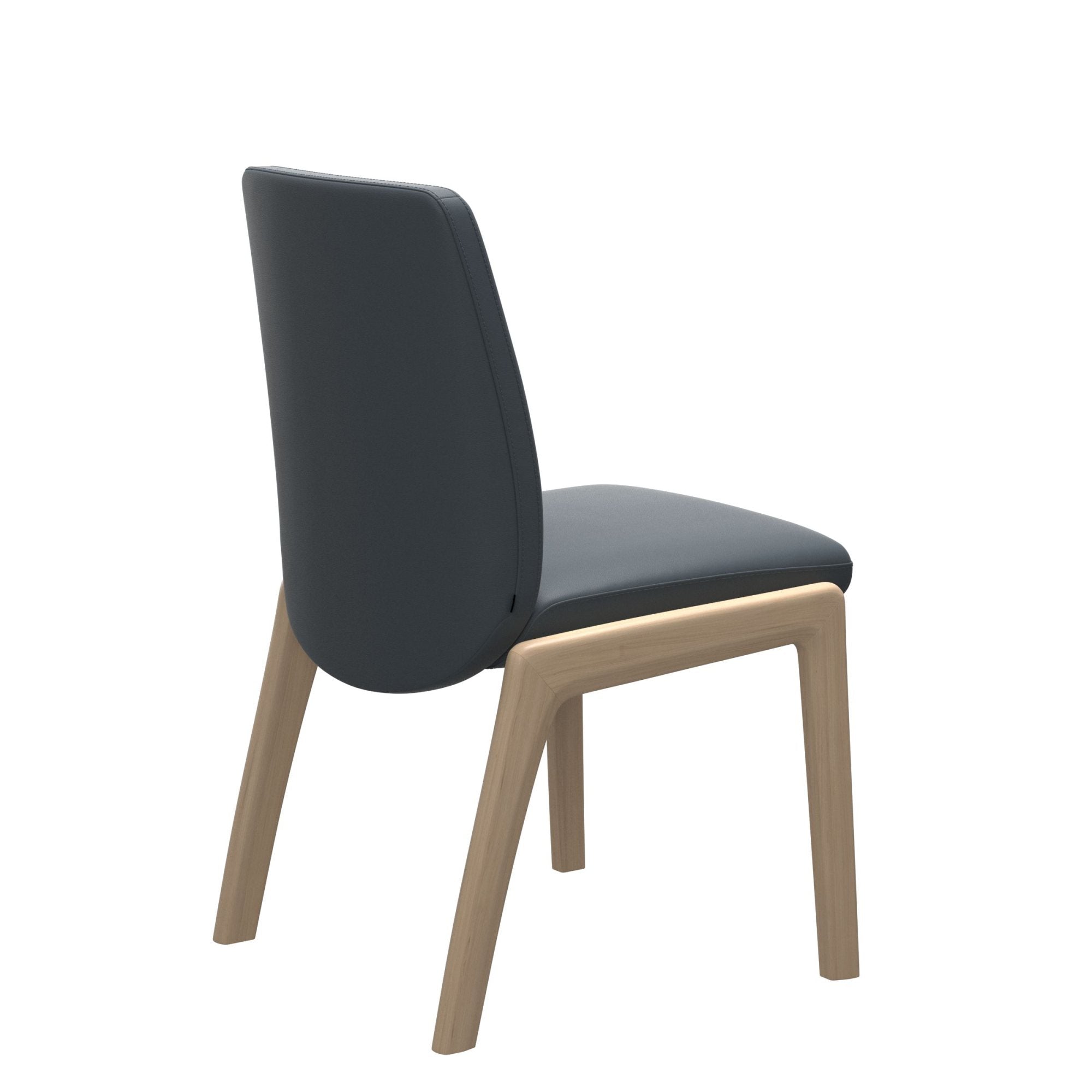 Stressless Vanilla Low Back Dining Chair with Traditional Base