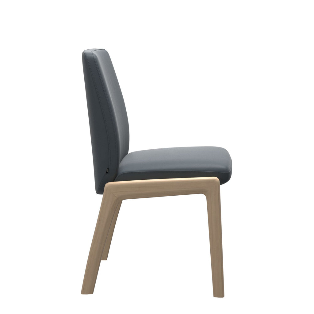 Stressless Vanilla Low Back Dining Chair with Traditional Base