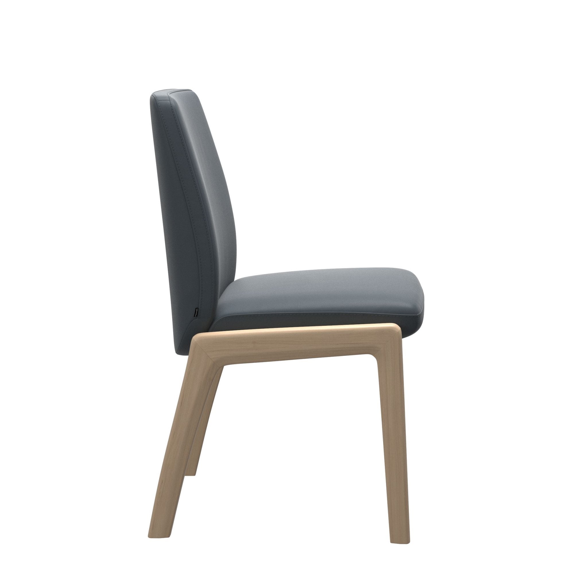 Stressless Vanilla Low Back Dining Chair with Traditional Base