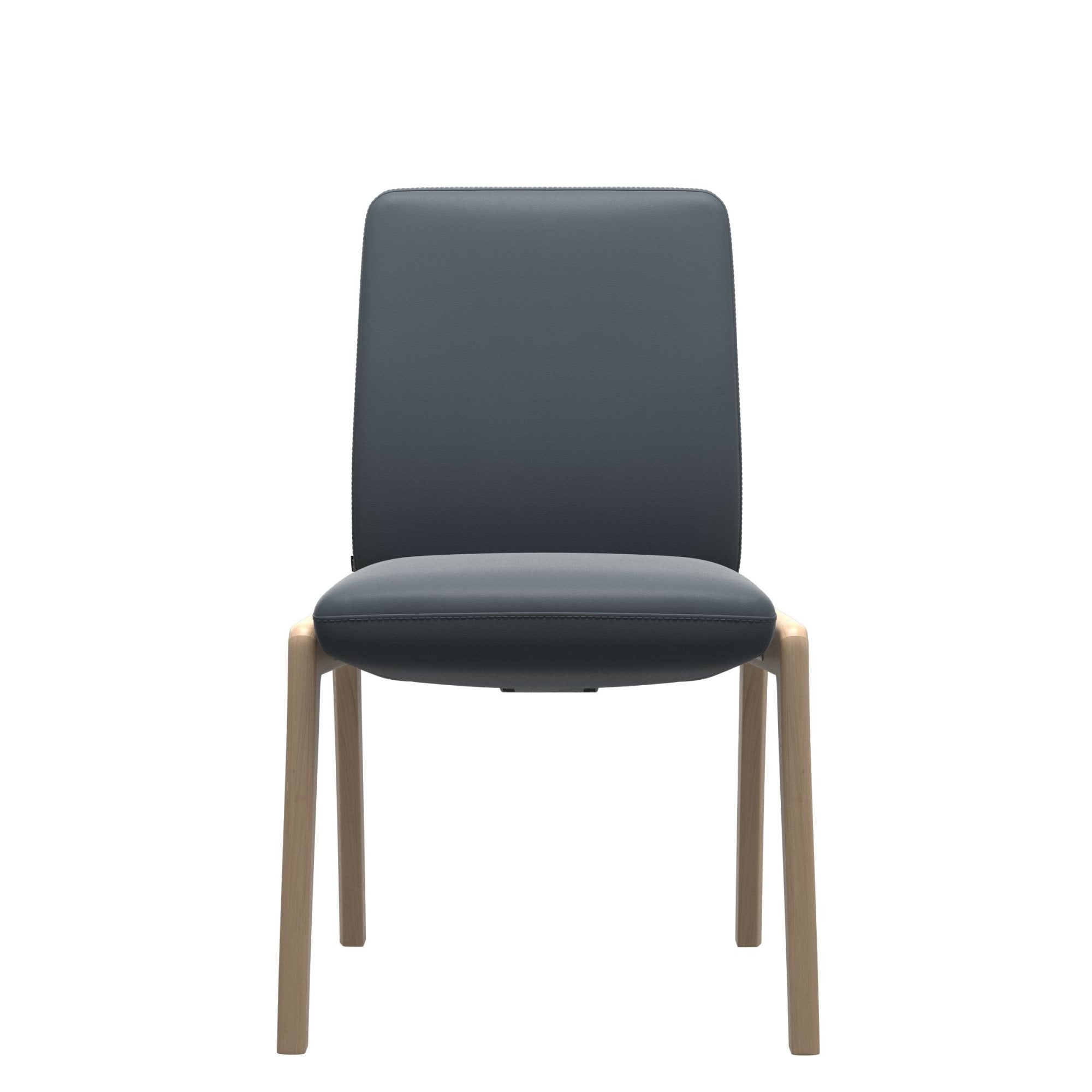 Stressless Vanilla Low Back Dining Chair with Traditional Base