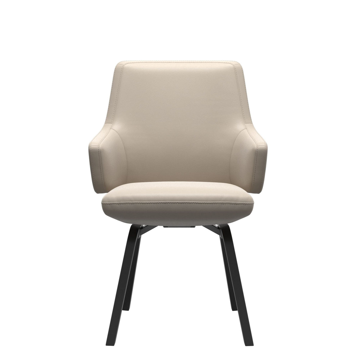 Stressless Vanilla Low Back Dining Chair with Contemporary Base