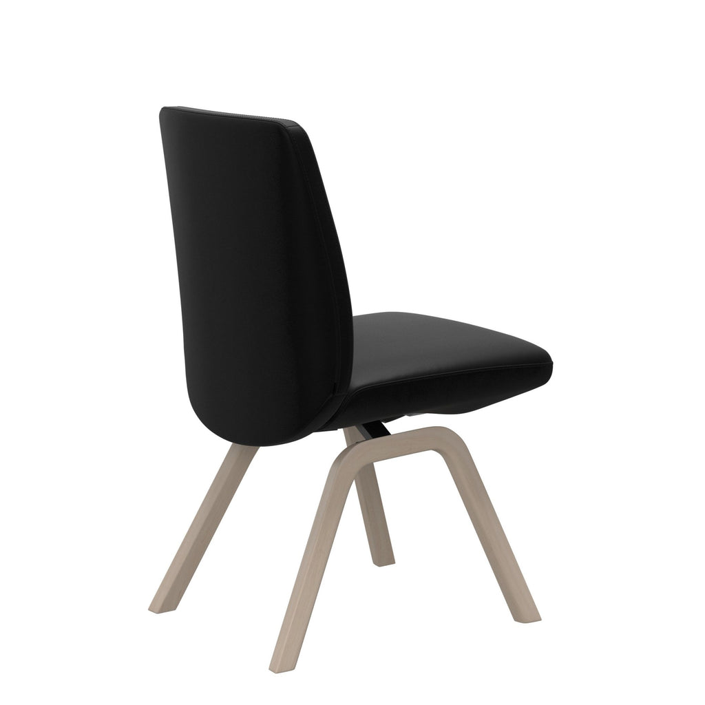 Stressless Vanilla Low Back Dining Chair with Contemporary Base