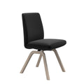 Stressless Vanilla Low Back Dining Chair with Contemporary Base
