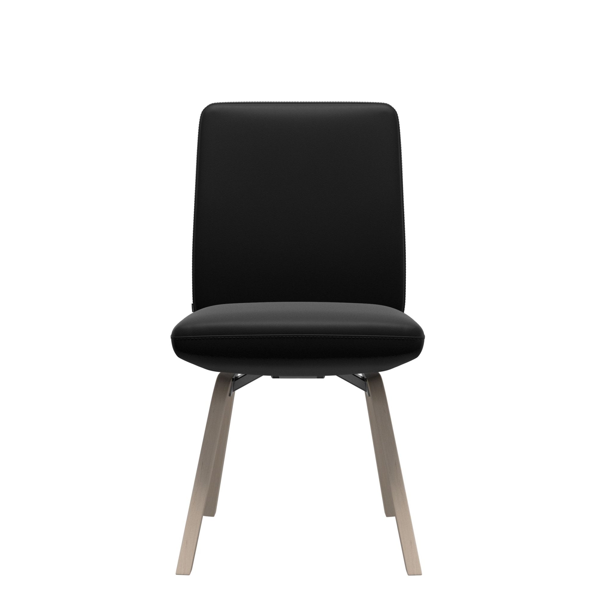 Stressless Vanilla Low Back Dining Chair with Contemporary Base