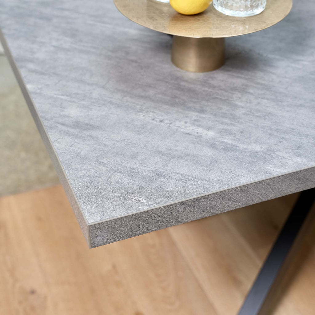Jupiter Faux Concrete Dining Table 150cm