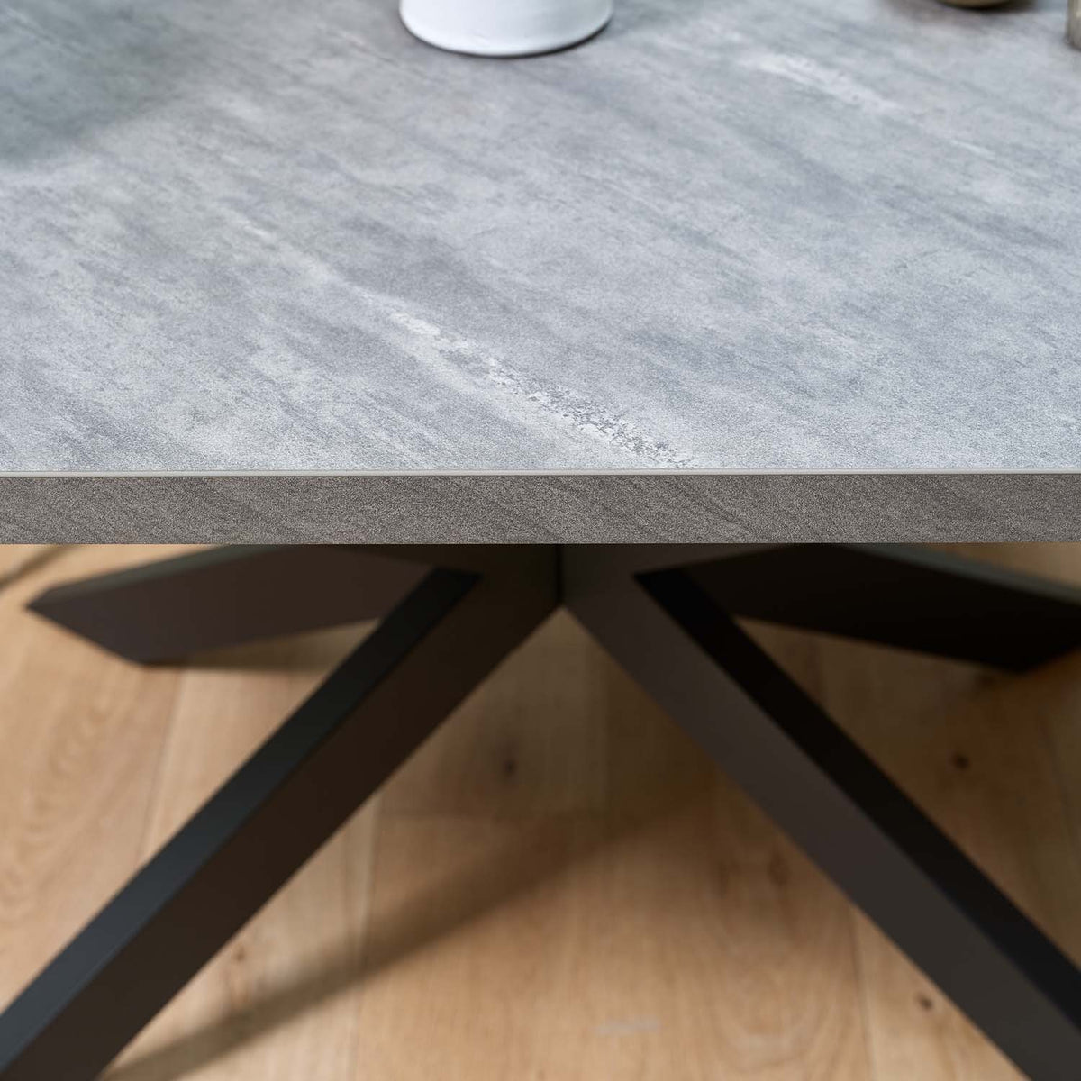 Jupiter Faux Concrete Dining Table 150cm