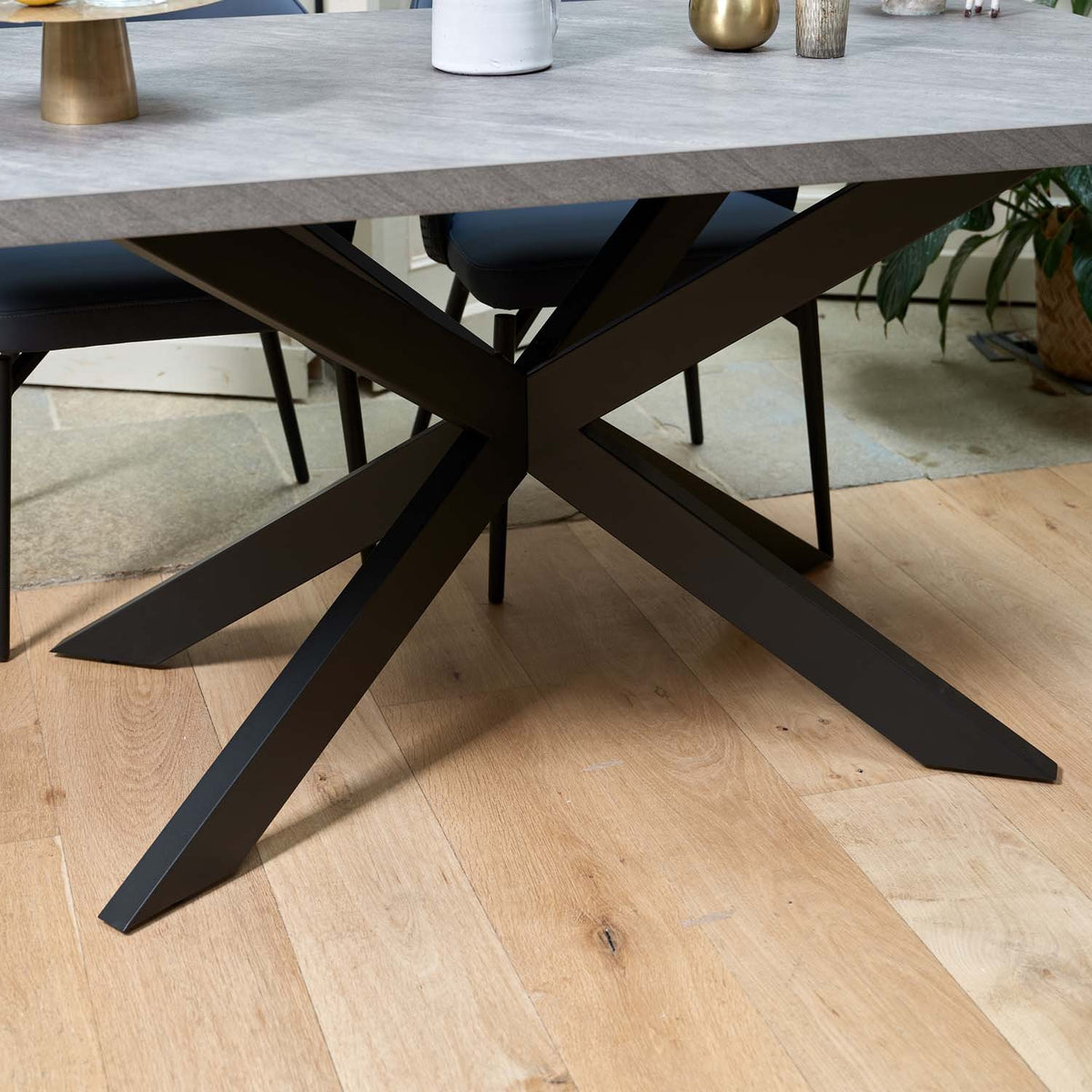 Jupiter Faux Concrete Dining Table 150cm