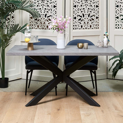 Jupiter Faux Concrete Dining Table 150cm