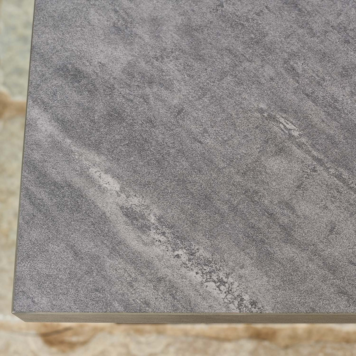 Jupiter Faux Concrete Lamp Table