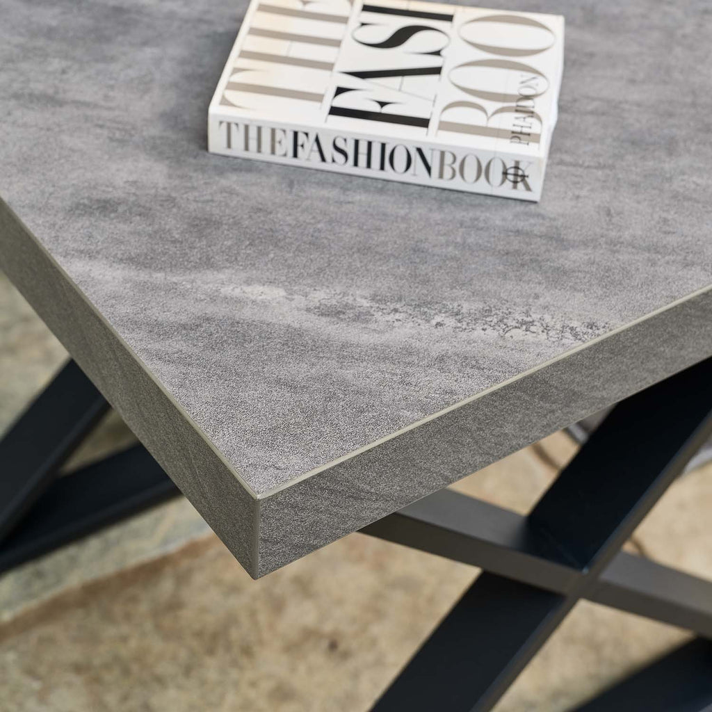 Jupiter Faux Concrete Lamp Table