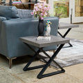 Jupiter Faux Concrete Lamp Table