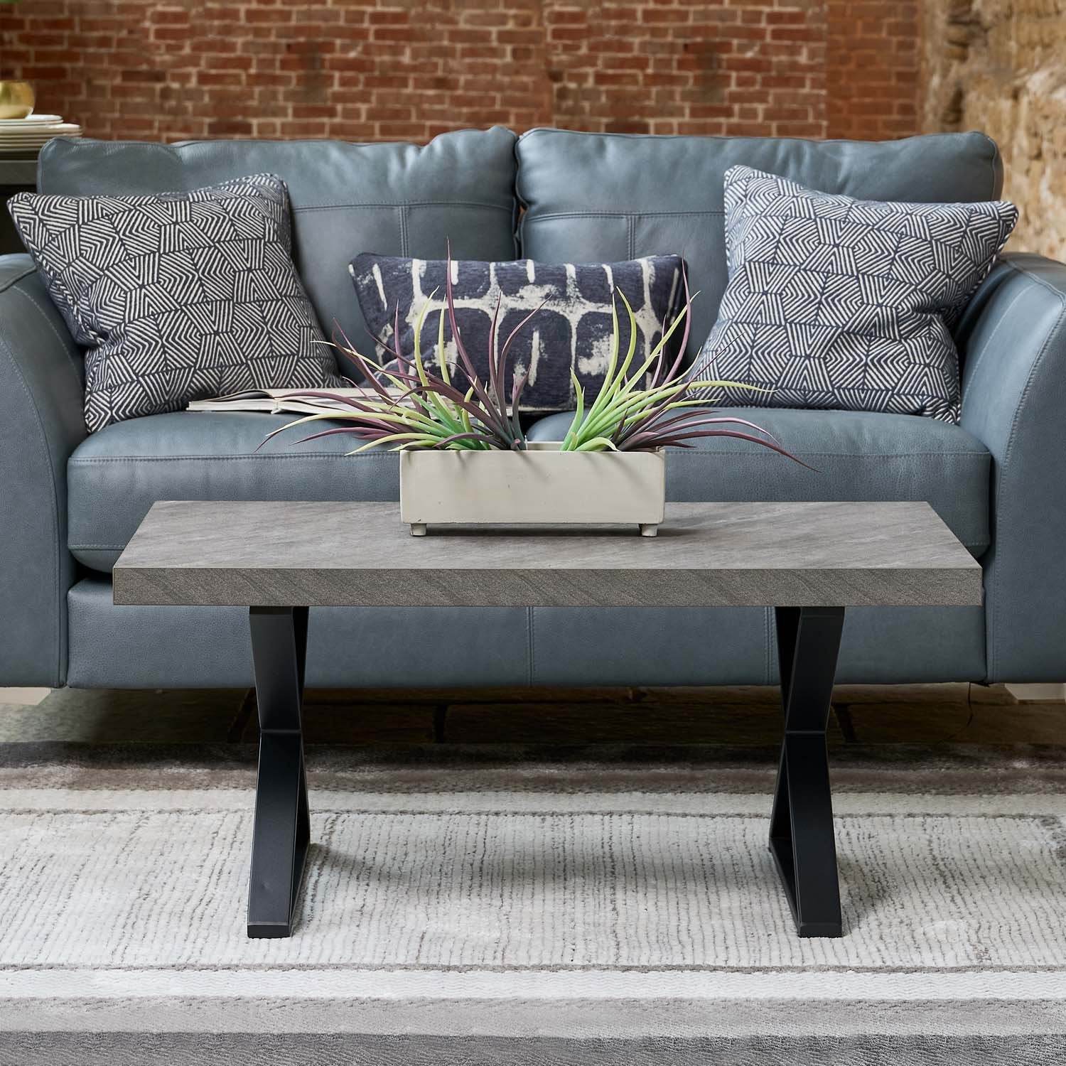 Jupiter Faux Concrete Coffee Table