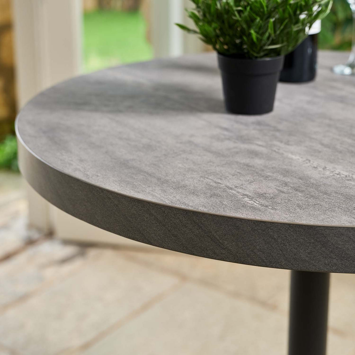 Jupiter Faux Concrete Bar Table