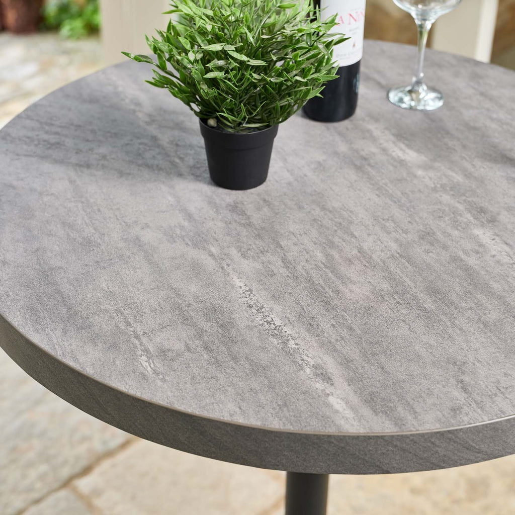 Jupiter Faux Concrete Bar Table