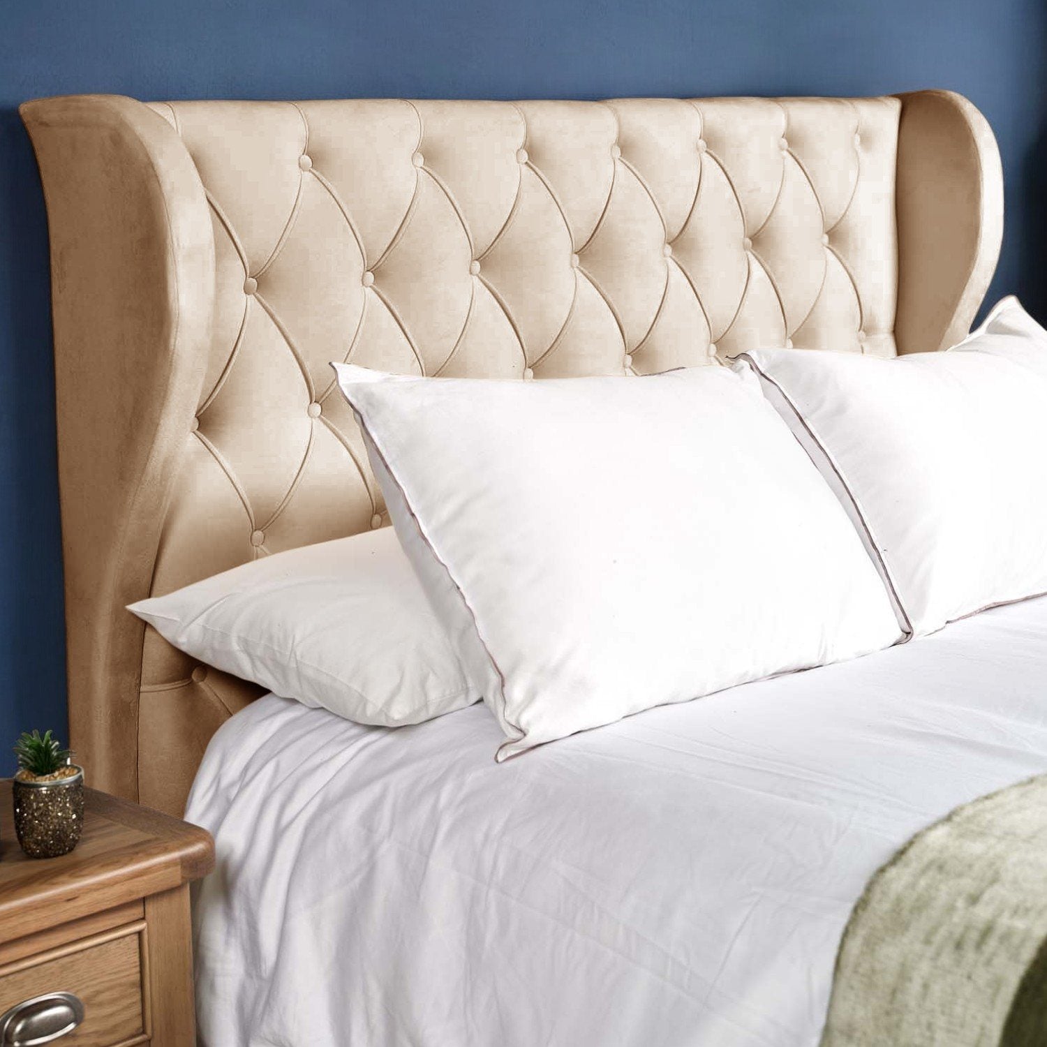 Lucille Double Bed - Cream