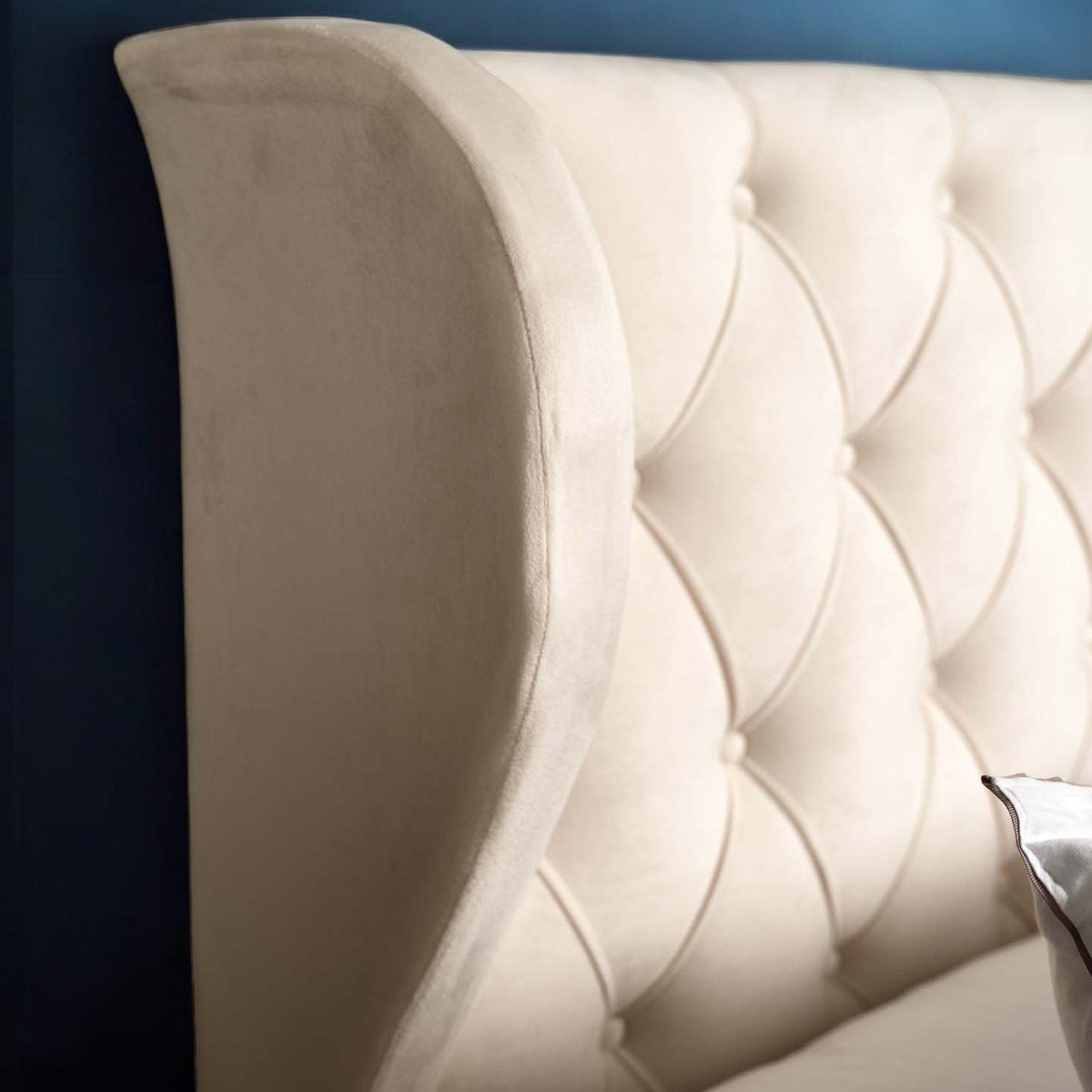 Lucille Double Bed - Cream