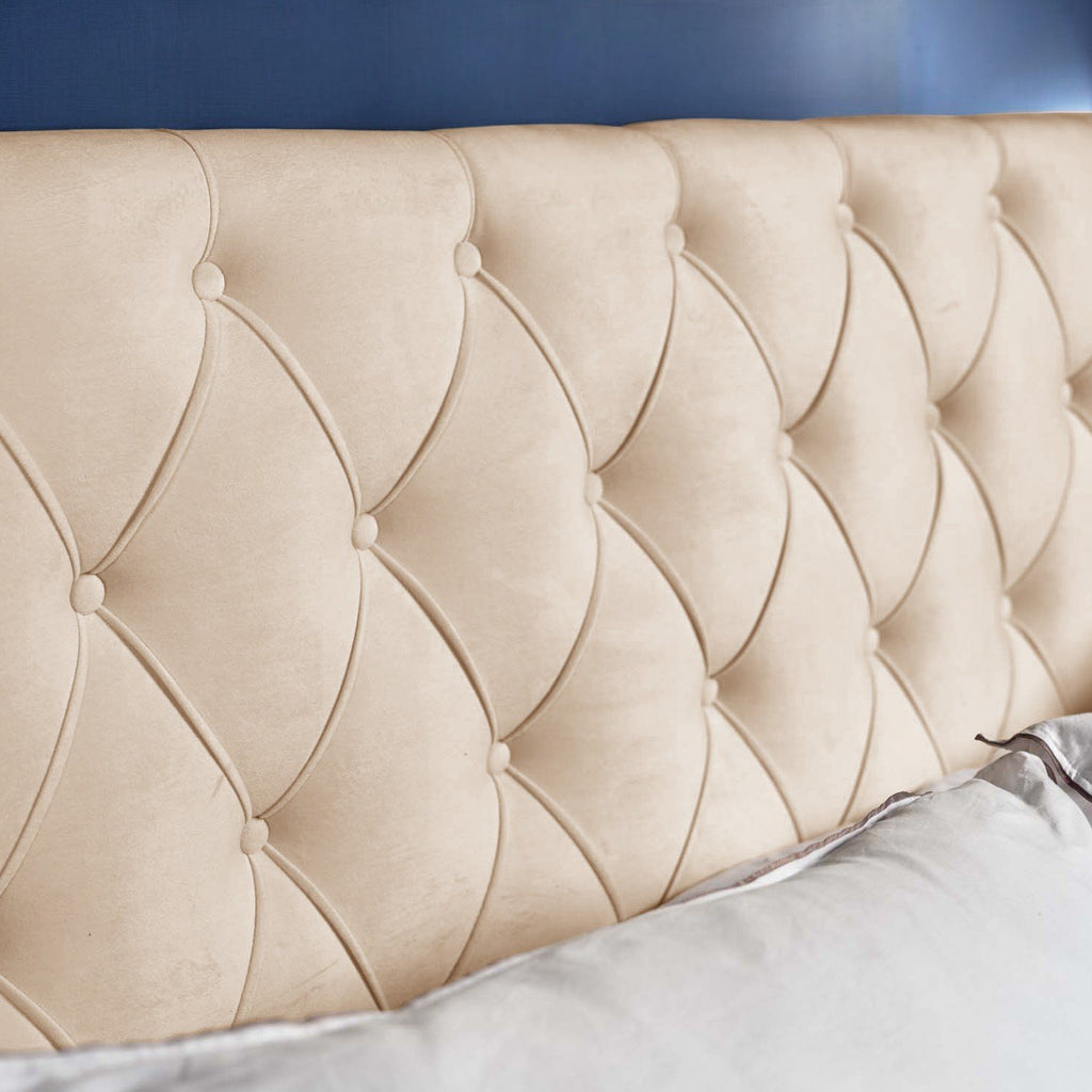 Lucille Double Bed - Cream