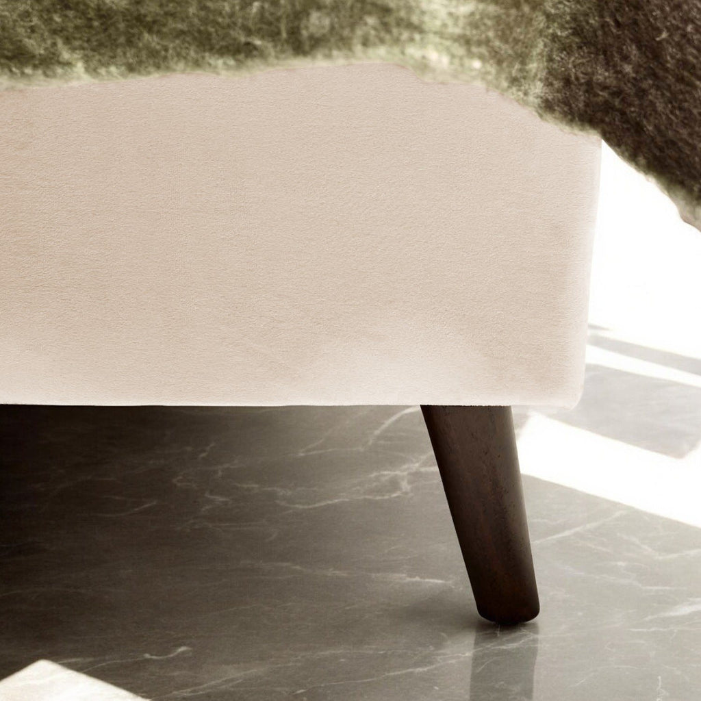 Lucille Double Bed - Cream
