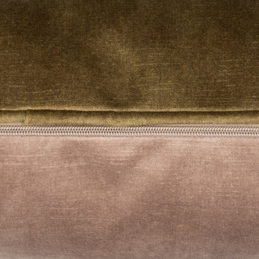 Etta Olive/Camel Cushion 43x43cm