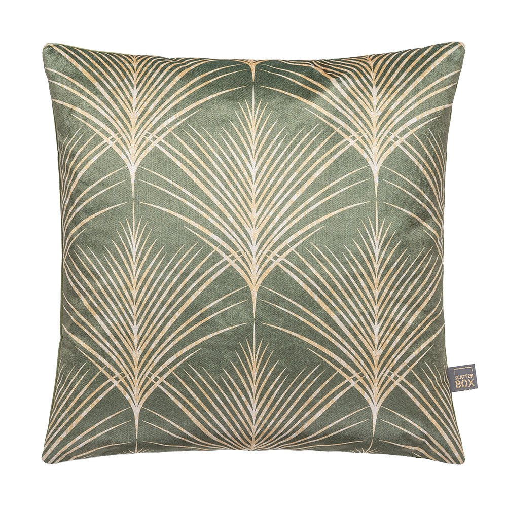 Loulou Green Cushion 43x43cm