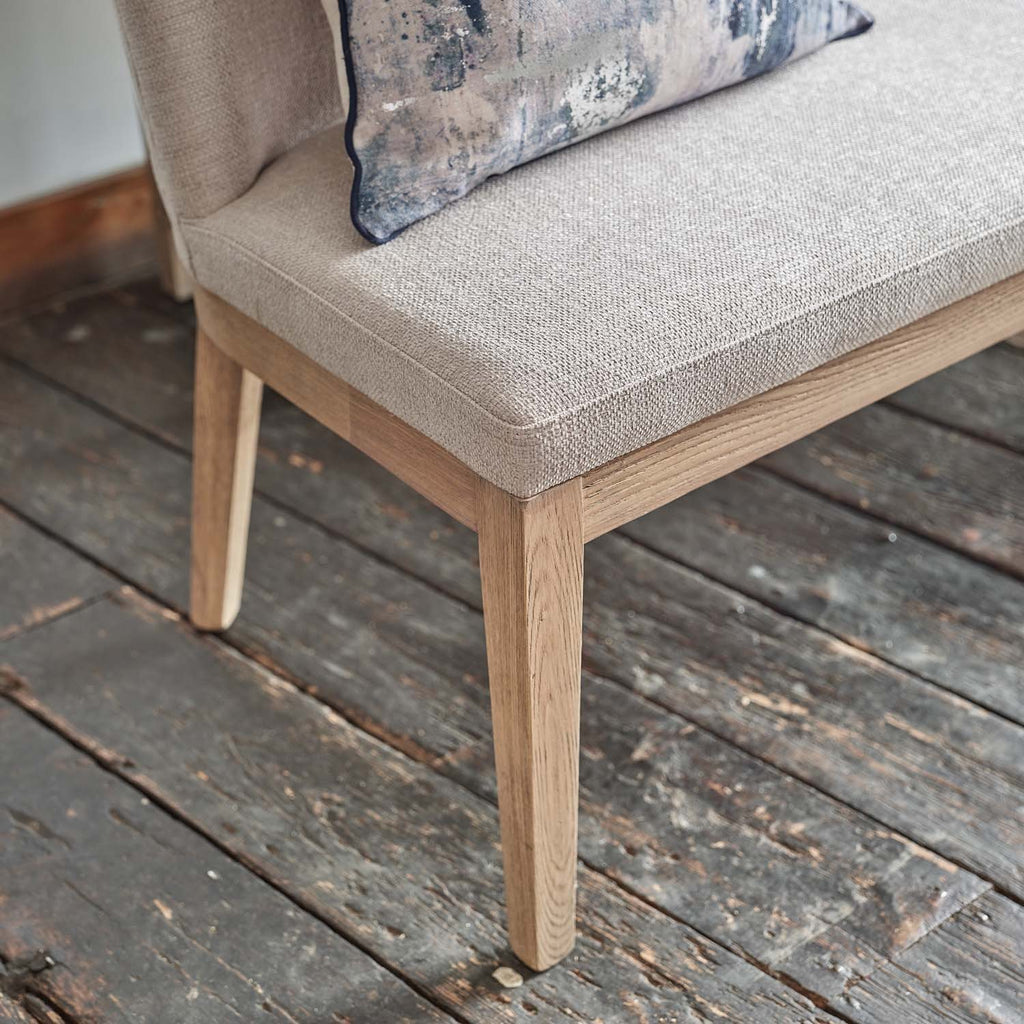 Hampton Grey Corner Bench - Left Hand Facing