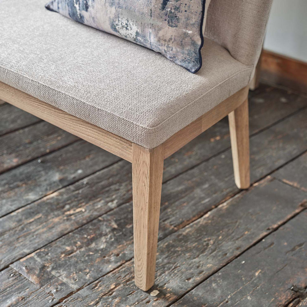 Hampton Grey Corner Bench - Right Hand Facing